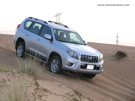 2010 Toyota Land Cruiser Prado on desert safari