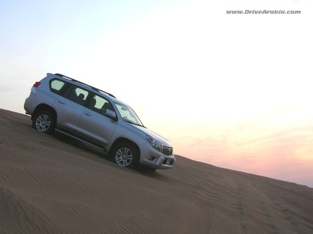 2010 Toyota Land Cruiser Prado on desert safari