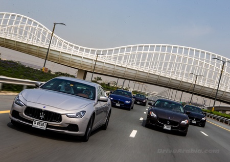 2014 Maserati Ghibli and Quattroporte in the UAE 2