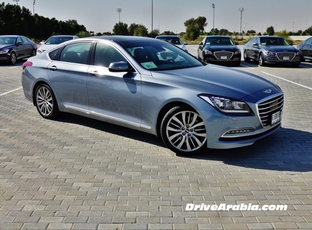 First Drive 2015 Hyundai Genesis In The Uae Drive Arabia