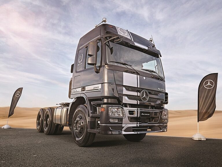 Mercedes Benz Launches Special Edition Actros Truck In Uae Drive Arabia