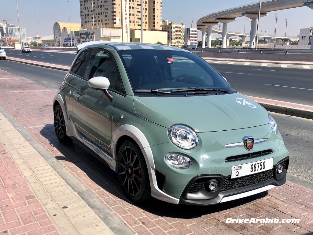 First Drive 2021 Fiat Abarth 695 70th Anniversario In The Uae Drive Arabia