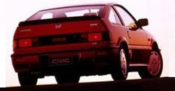 Honda CRX 1984 rear view