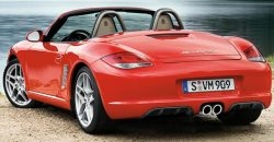 Porsche Boxster 2009 rear view