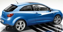 Seat Ibiza 2015 rear view