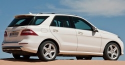 Mercedes-Benz M-Class 2013 rear view