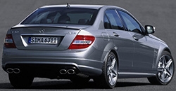 Mercedes-Benz C 63 AMG 2011 rear view