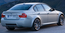 BMW M3 2008 rear view