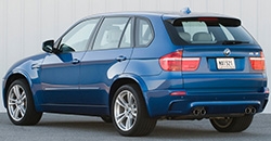 BMW X5 M 2010 rear view