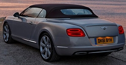 Bentley Continental GTC 2012 rear view