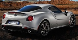 Alfa Romeo 4C 2016 rear view