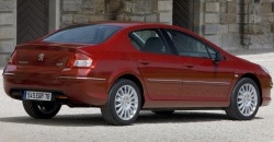 Peugeot 407 2010 rear view