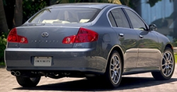 Infiniti G35 2006 rear view