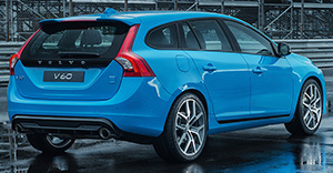 Volvo V60 Polestar 2016 rear view