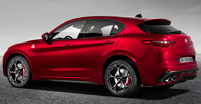 Alfa Romeo Stelvio Quadrifoglio 2019 rear view