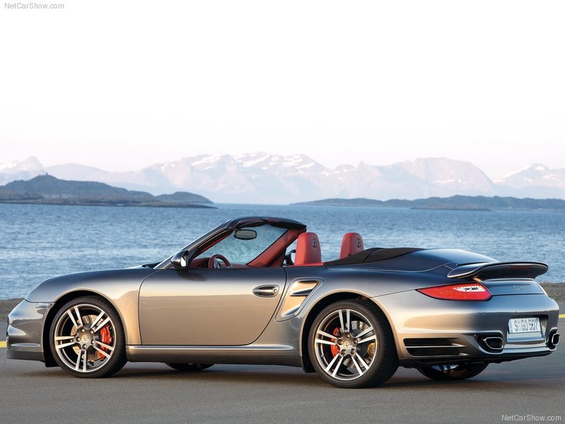 Porsche 911 Turbo Cabriolet 2011 rear view