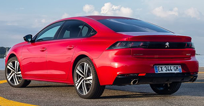 Peugeot 508 2024 rear view