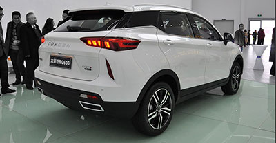 Dorcen G60S 2022 rear view