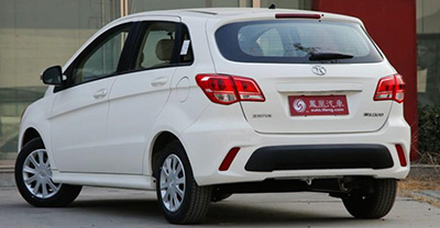 BAIC A1 Hatchback 2018 rear view