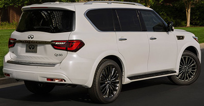 Infiniti QX80 2023 rear view