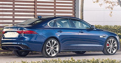 Jaguar XF 2021 rear view