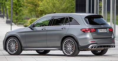 Mercedes-Benz GLC 63 AMG 2021 rear view