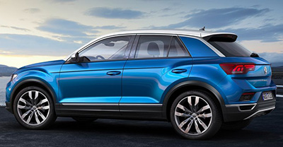 Volkswagen T-Roc 2022 rear view