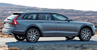 Volvo V90 Cross Country 2017 rear view