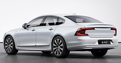 Volvo S90 Recharge 2022 rear view