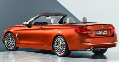 BMW 4-Series Convertible 2019 rear view