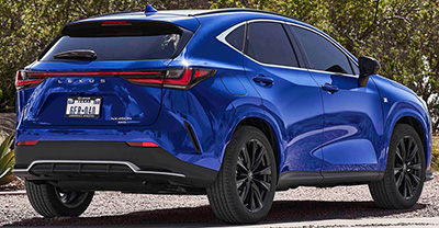 Lexus NX 2024 rear view