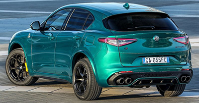 Alfa Romeo Stelvio Quadrifoglio 2024 rear view