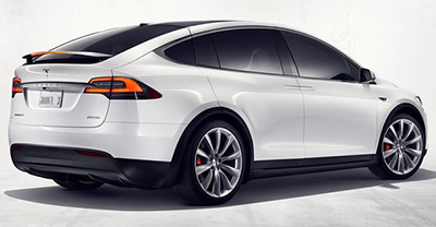 Tesla Model X 2018 rear view