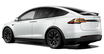 Tesla Model X 2021 rear view