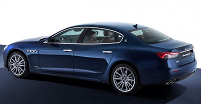 Maserati Quattroporte 2022 rear view