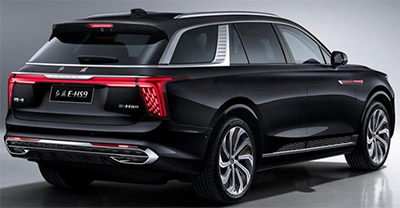 Hongqi E-HS9 2024 rear view