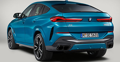 BMW X6 2024 rear view