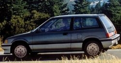 Honda Civic 1984 rear view