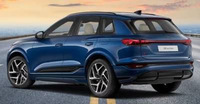 Audi Q6 e-tron 2025 rear view