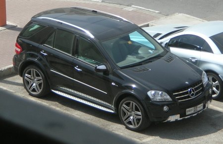 So we got a Mercedes-Benz ML 63 AMG