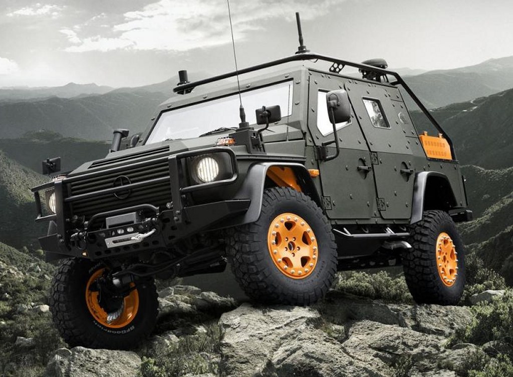 Mercedes-Benz G-Wagen armoured patrol concept