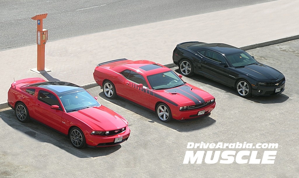 Comparo: Ford Mustang GT vs Dodge Challenger SRT8 vs Chevrolet Camaro SS