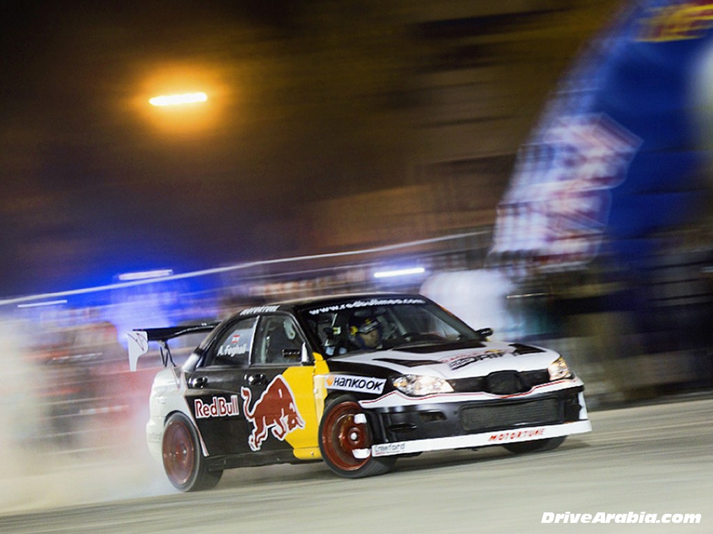 Red Bull Car Park Drift held in Abu Dhabi