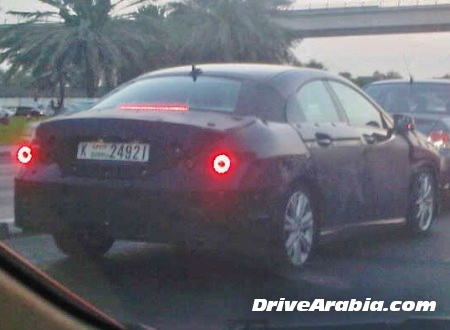 Mercedes-Benz CLA spied in Dubai