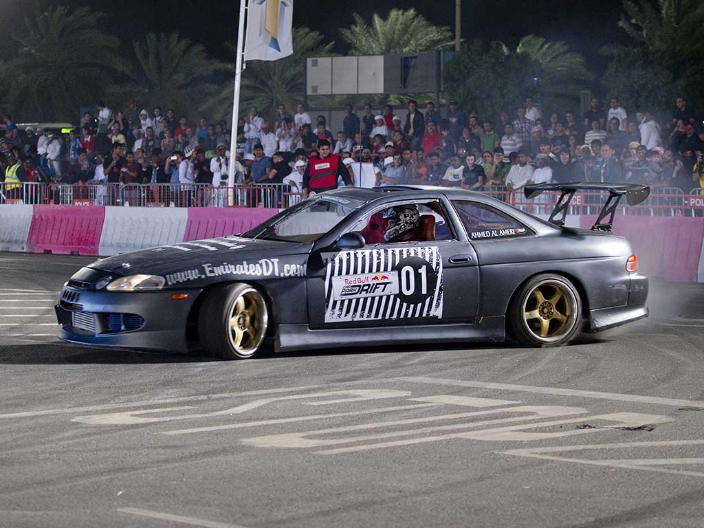 Red Bull Car Park Drift regional finals in Jordan