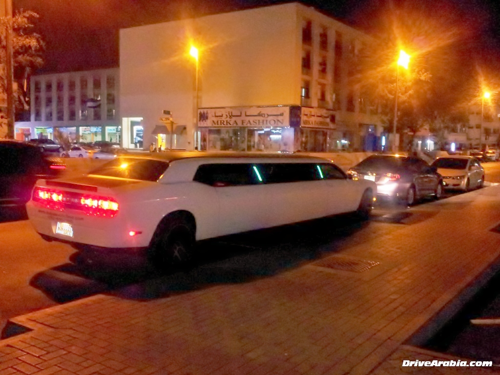 Dodge Challenger SRT Limo in the UAE