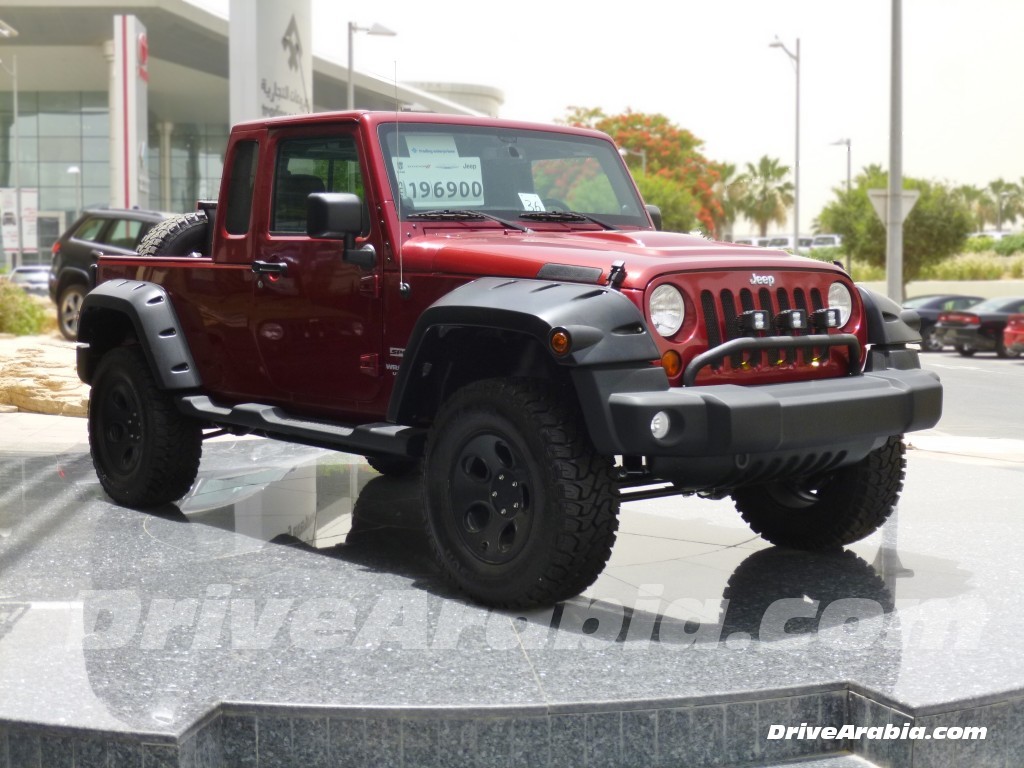 Dealer-modified 2013 Jeep Wrangler models in UAE