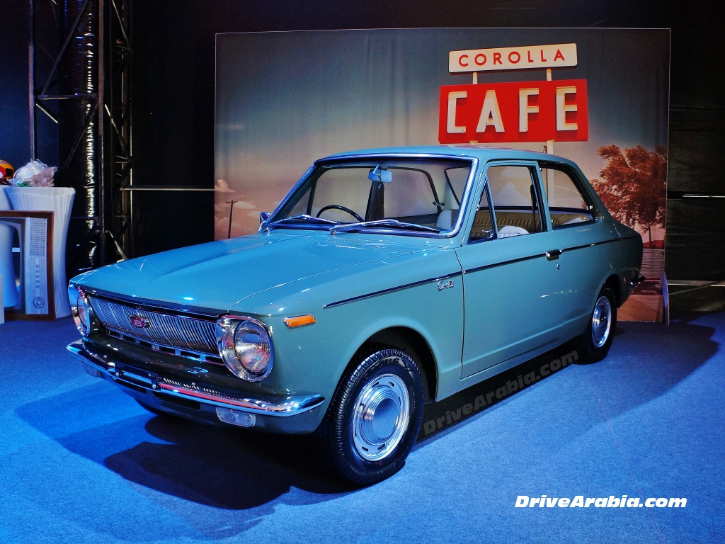 1966 Toyota Corolla on display in Dubai