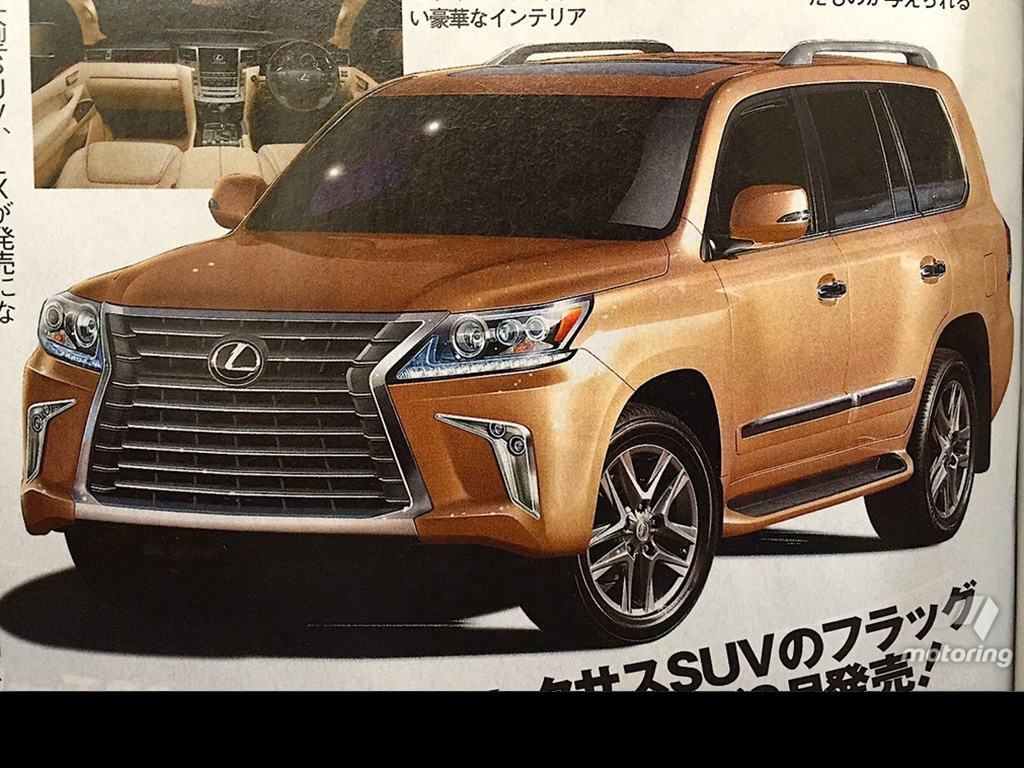 2016 Lexus LX 570 facelift leaked