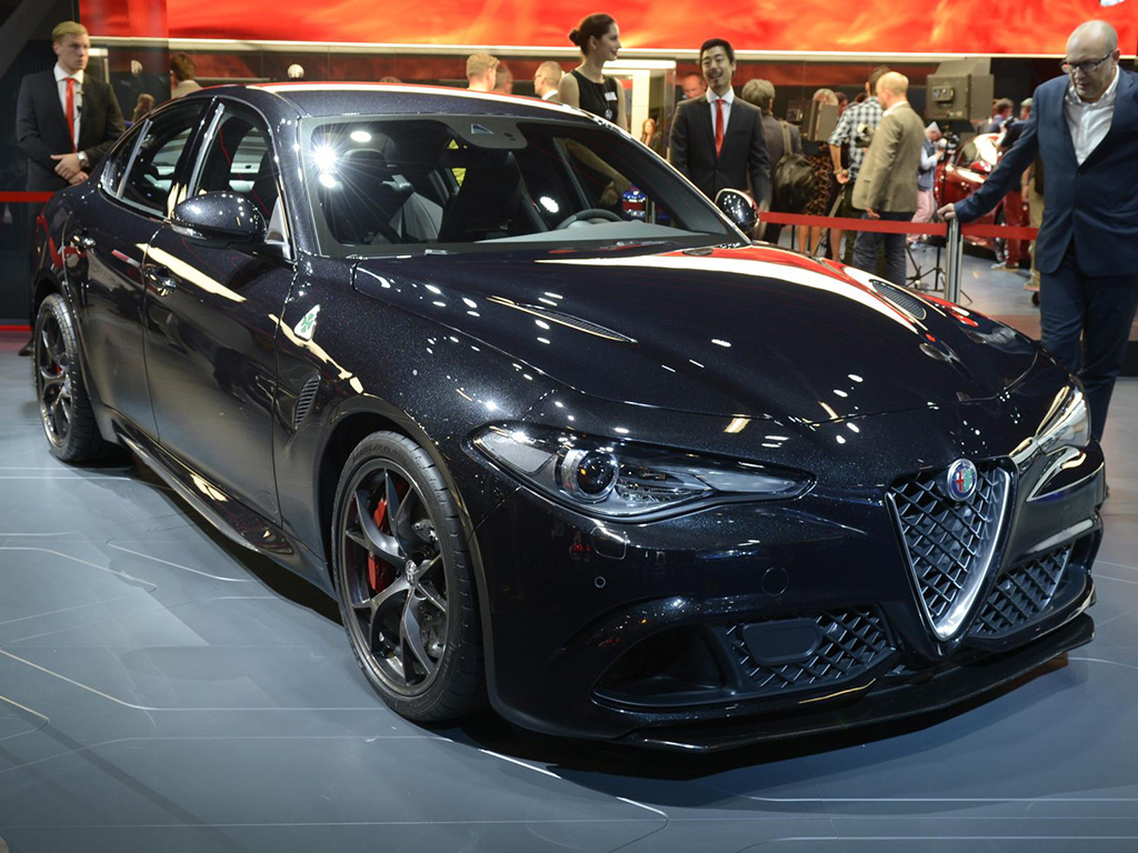 2016 Alfa Romeo Giulia Quadrifoglio showcased in Frankfurt